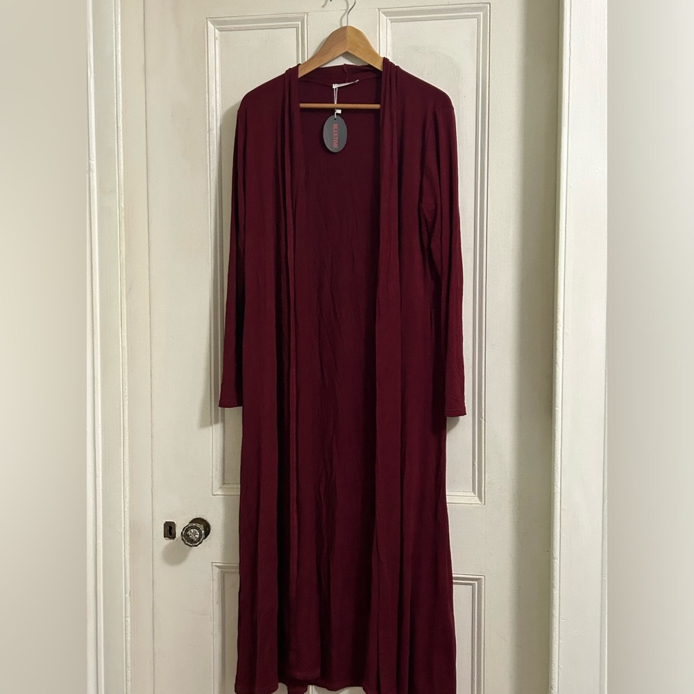 Bluetime NWT Long Cardigan